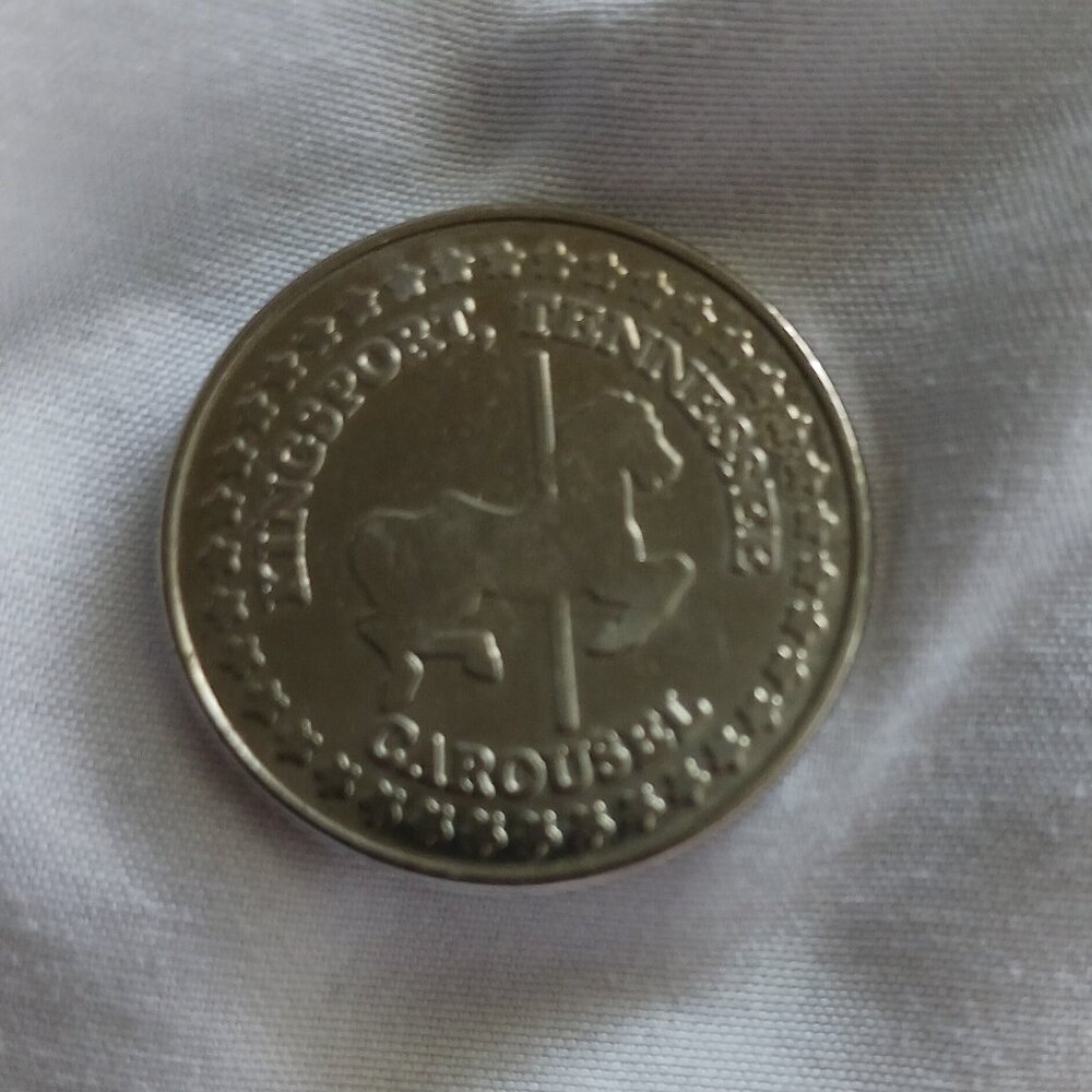 Vintage Kingston Tennessee one carousel ride token